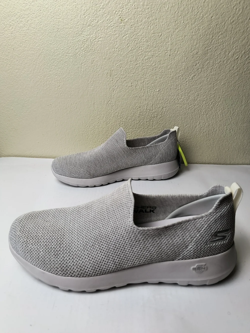 Skechers GOwalk Slip-On Mesh Walking Shoes - Off White - 9